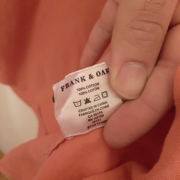 Frank and oak casual button - Picture 3 of 4